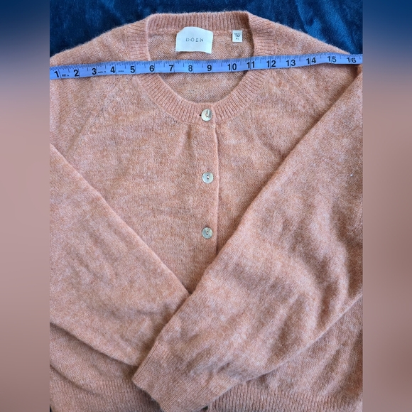 DÔEN Petra Cardigan in Coral XL NEW - Picture 12 of 12